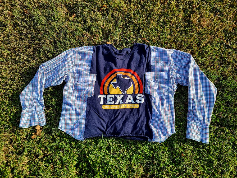 Upcycled Texas Shirt