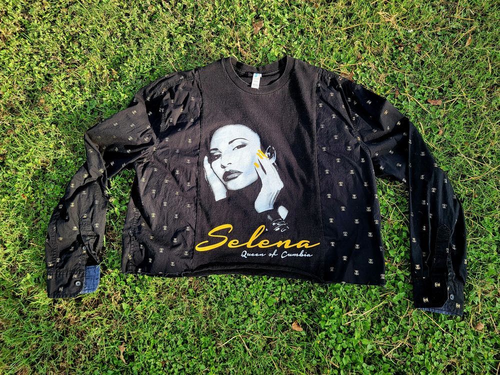 Unique Upcycled Selena Shirt